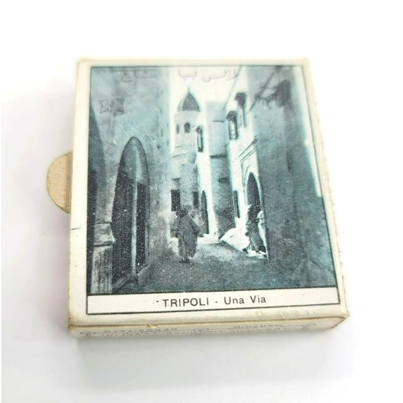 Tripoli Merhari Hotel Milan and Una Via Safety Matches Arabic? Vintage CT415 - Picture 3 of 7